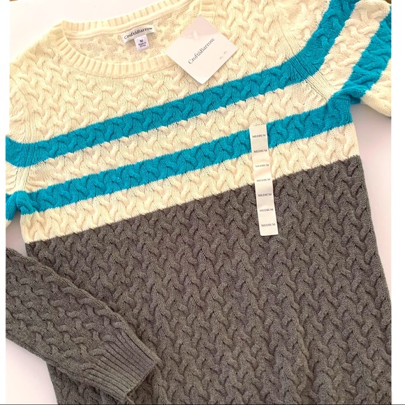 Croft & Barrow  Cable Knit Sweater - Picture 1 of 6